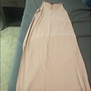 Light pink maxi dress